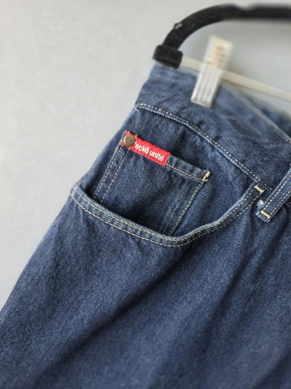 Ecko Unltd Denim Foundry Carpenter Jeans Men’s 36 Dark Wash Baggy Y2K Hip Hop